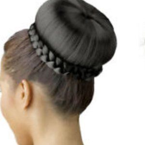 Donut style Hair Piece with Braid